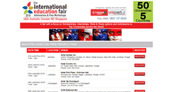 Desktop Screenshot of internationaledufair.com